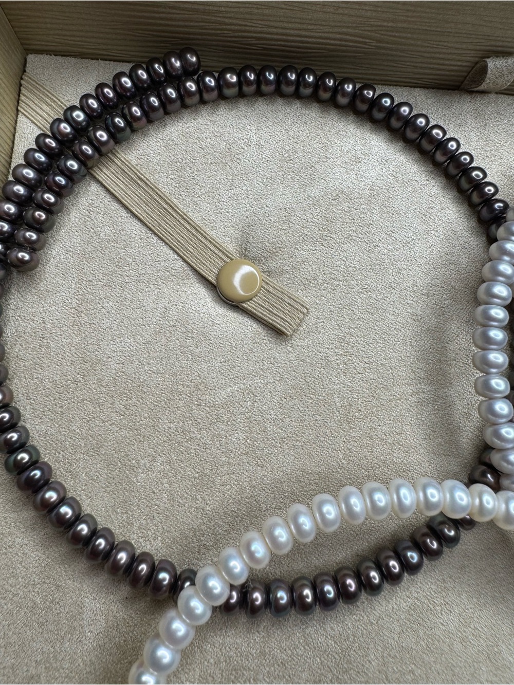 Honora Collection 3 Piece Pearl Coil Choker Set. - Picture 4 of 5
